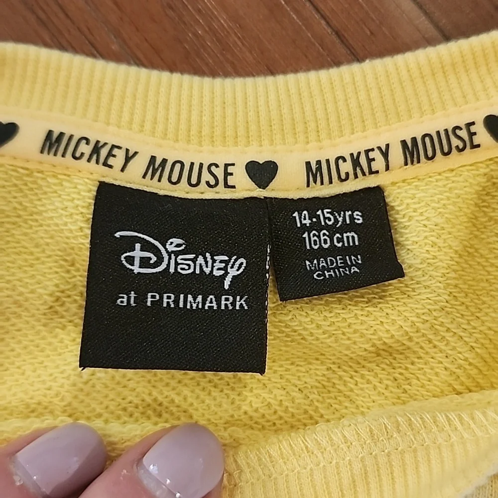 Disney Mickey Sweatshirt Size 14- 15 Yrs - Picture 3 of 5